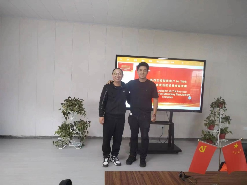 越南、印度客戶來我司參觀考察